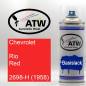 Preview: Chevrolet, Rio Red, 2698-H (1958): 400ml Sprühdose, von ATW Autoteile West.